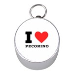 I love pecorino  Mini Silver Compasses Front