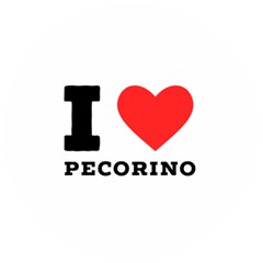 I Love Pecorino  Wooden Bottle Opener (round) by ilovewhateva