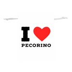 I love pecorino  Lightweight Drawstring Pouch (S) Front