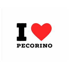 I Love Pecorino  Premium Plush Fleece Blanket (medium) by ilovewhateva