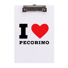 I Love Pecorino  A5 Acrylic Clipboard by ilovewhateva