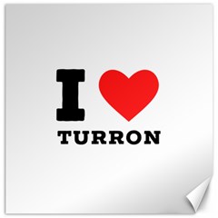 I Love Turron  Canvas 16  X 16  by ilovewhateva