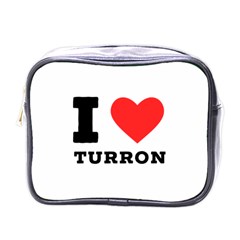 I Love Turron  Mini Toiletries Bag (one Side) by ilovewhateva