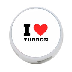 I Love Turron  4-port Usb Hub (one Side) by ilovewhateva