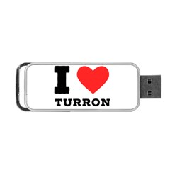 I Love Turron  Portable Usb Flash (two Sides) by ilovewhateva