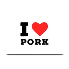 I Love Pork  Plate Mats by ilovewhateva