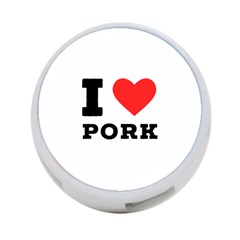 I Love Pork  4-port Usb Hub (two Sides) by ilovewhateva