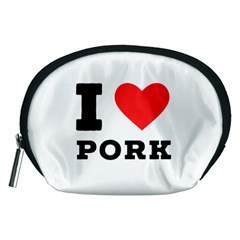 I Love Pork  Accessory Pouch (medium) by ilovewhateva