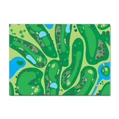 Golf Course Par Golf Course Green Sticker A4 (100 Pack) by Cowasu