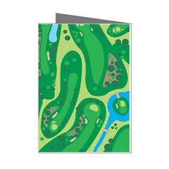 Golf Course Par Golf Course Green Mini Greeting Cards (pkg Of 8)