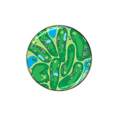 Golf Course Par Golf Course Green Hat Clip Ball Marker by Cowasu