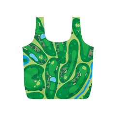 Golf Course Par Golf Course Green Full Print Recycle Bag (s) by Cowasu