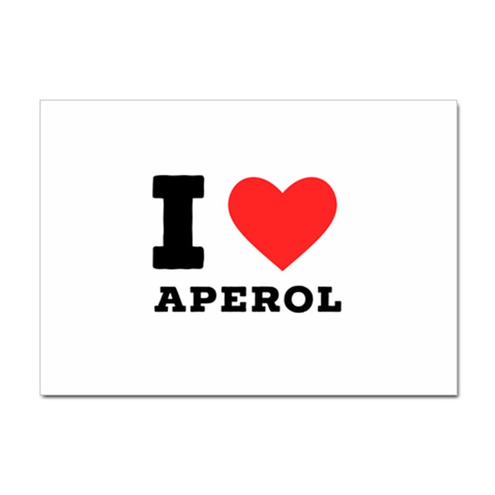 I love aperol Sticker A4 (100 pack)