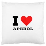 I love aperol Standard Premium Plush Fleece Cushion Case (Two Sides) Front