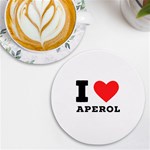 I love aperol UV Print Round Tile Coaster Front