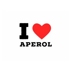 I Love Aperol Two Sides Premium Plush Fleece Blanket (extra Small) by ilovewhateva