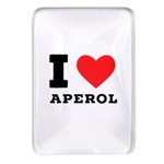 I love aperol Rectangular Glass Fridge Magnet (4 pack) Front