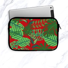 Leaves Leaf Nature Pattern Red Green Apple Ipad Mini Zipper Cases by Cowasu