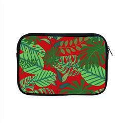 Leaves Leaf Nature Pattern Red Green Apple Macbook Pro 15  Zipper Case by Cowasu