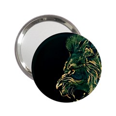 Angry Male Lion 2 25  Handbag Mirrors