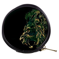 Angry Male Lion Mini Makeup Bag by Cowasu