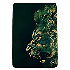 Angry Male Lion Removable Flap Cover (l) by Cowasu