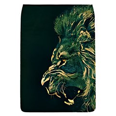 Angry Male Lion Removable Flap Cover (s) by Cowasu