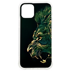 Angry Male Lion Iphone 12/12 Pro Tpu Uv Print Case by Cowasu