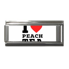 I Love Peach Tea Superlink Italian Charm (9mm) by ilovewhateva