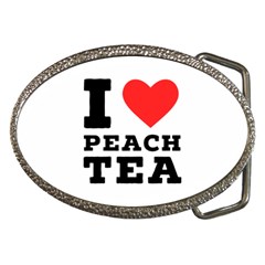 I Love Peach Tea Belt Buckles by ilovewhateva