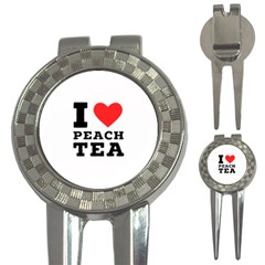 I Love Peach Tea 3-in-1 Golf Divots by ilovewhateva