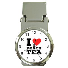 I Love Peach Tea Money Clip Watches by ilovewhateva