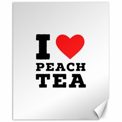 I Love Peach Tea Canvas 16  X 20  by ilovewhateva