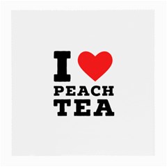 I Love Peach Tea Medium Glasses Cloth by ilovewhateva