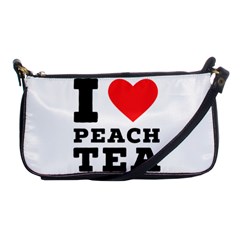 I Love Peach Tea Shoulder Clutch Bag by ilovewhateva