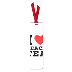 I Love Peach Tea Small Book Marks by ilovewhateva