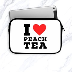 I Love Peach Tea Apple Ipad Mini Zipper Cases by ilovewhateva