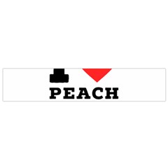 I Love Peach Tea Small Premium Plush Fleece Scarf by ilovewhateva