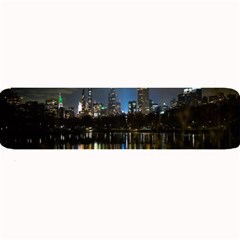 New York Night Central Park Skyscrapers Skyline Large Bar Mat by Cowasu