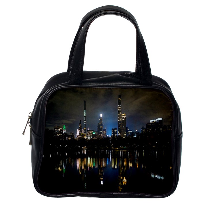 New York Night Central Park Skyscrapers Skyline Classic Handbag (One Side)