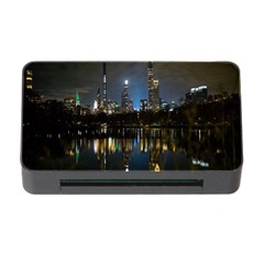 New York Night Central Park Skyscrapers Skyline Memory Card Reader With Cf by Cowasu