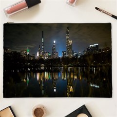 New York Night Central Park Skyscrapers Skyline Cosmetic Bag (xxl) by Cowasu