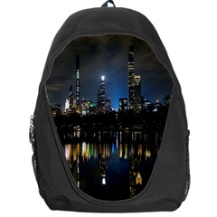 New York Night Central Park Skyscrapers Skyline Backpack Bag by Cowasu