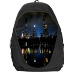 New York Night Central Park Skyscrapers Skyline Backpack Bag Front