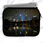 New York Night Central Park Skyscrapers Skyline Apple iPad 2/3/4 Zipper Cases Front