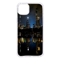 New York Night Central Park Skyscrapers Skyline Iphone 14 Plus Tpu Uv Print Case