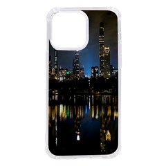 New York Night Central Park Skyscrapers Skyline Iphone 14 Pro Max Tpu Uv Print Case by Cowasu