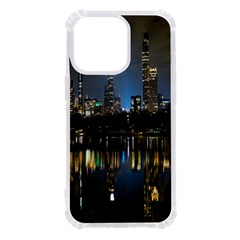 New York Night Central Park Skyscrapers Skyline Iphone 13 Pro Tpu Uv Print Case by Cowasu