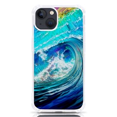 Tsunami Waves Ocean Sea Nautical Nature Water Painting Iphone 13 Tpu Uv Print Case by Cowasu