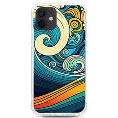 Waves Wave Ocean Sea Abstract Whimsical Abstract Art Iphone 12/12 Pro Tpu Uv Print Case